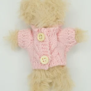 Knit pink button shirt