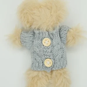 Knit grey button shirt