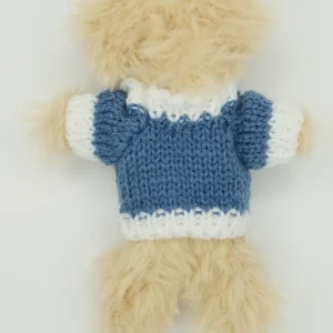 Knit blue line shirt