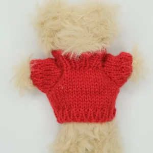 Knit red plain shirt
