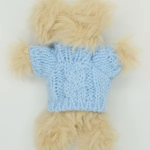 Knit blue plain shirt