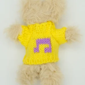 Knit yellow music shirt