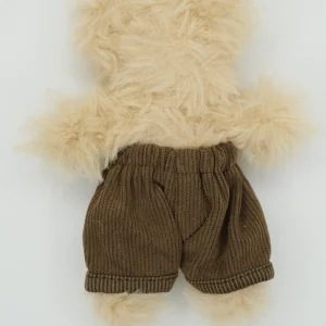 Rib knit brown pants