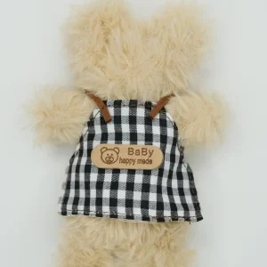 Apron gingham black