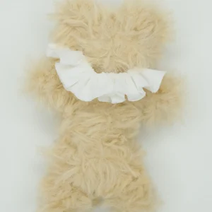 Ruffled Bow White
