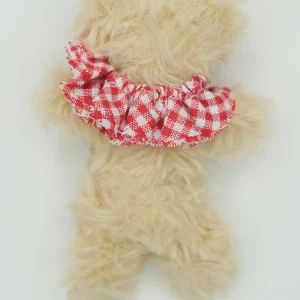 Ruffled Bow Red and White Gingham Check
