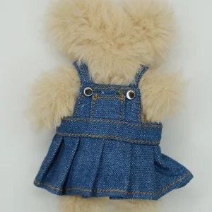 Overall skirt jeans blue