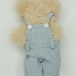 Overall pants striped blue