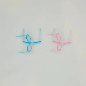 Glasses blue pink
