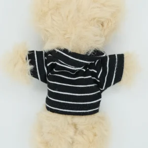 Striped thin white black shirt