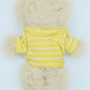 Thin stripe yellow white shirt