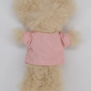 Rib knit pink shirt
