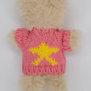 Knit pink star shirt