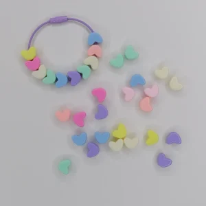 Hearts pastel beads