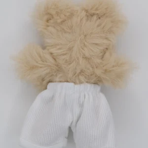 Rib knit white pants