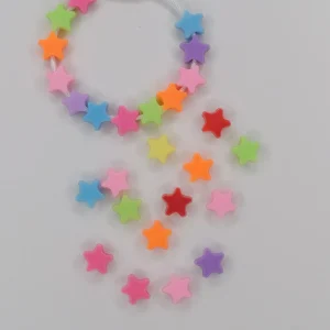 Stars colored beads